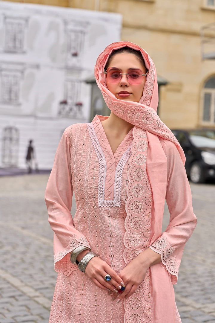 Ayat Blossom Full Embroidery Premium Lawn Suit Set