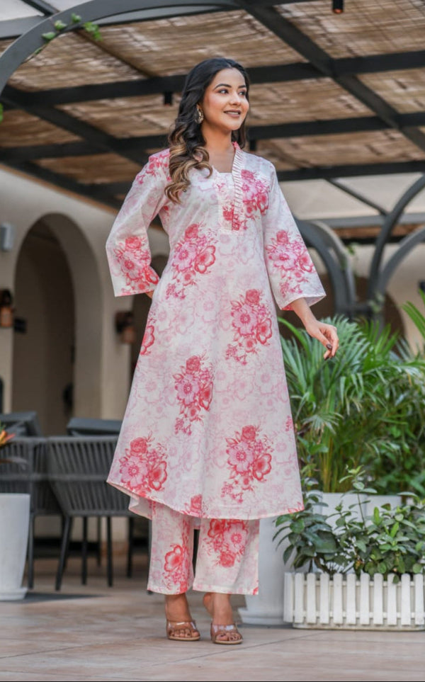 Vanya Rose Cotton Co-ord Set