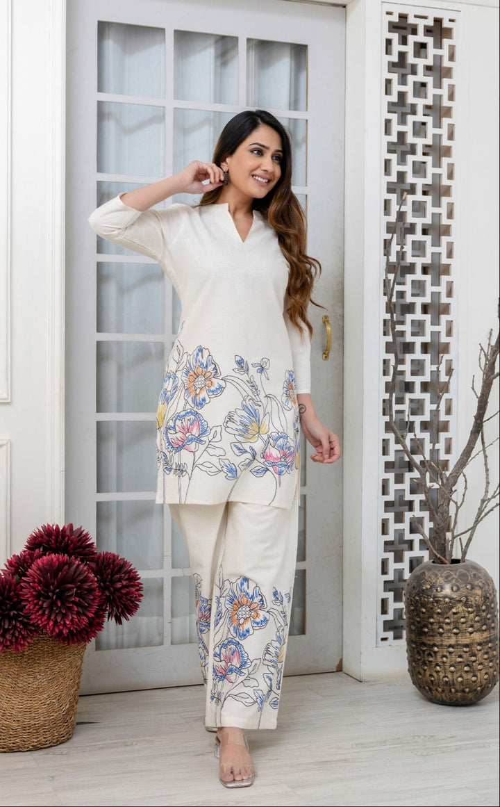 Hardik Daffodil Printed Cotton Co-ord Set