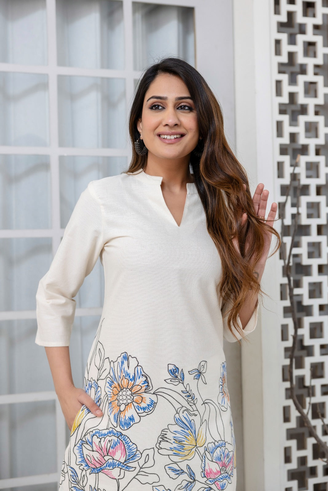 Hardik Daffodil Printed Cotton Co-ord Set