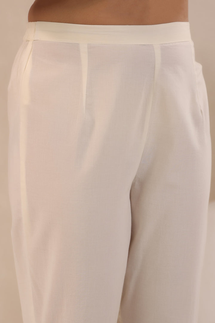 SAGARIKA NOIR EMBROIDERED COTTON SUIT SET