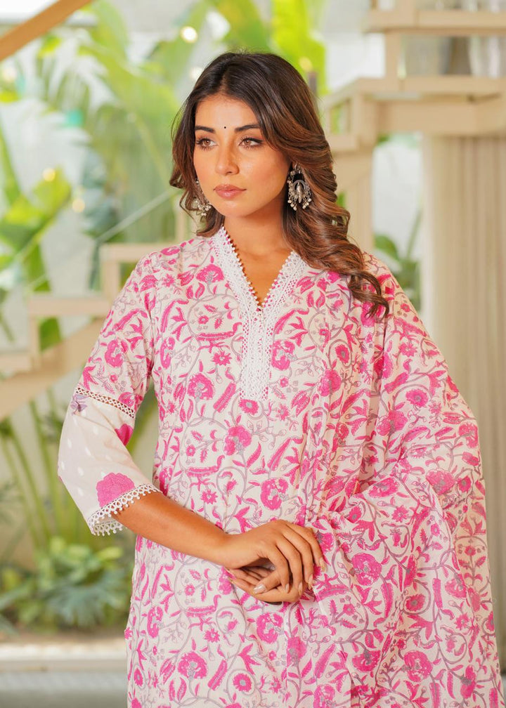 Napoly Rose Cotton Suit Set