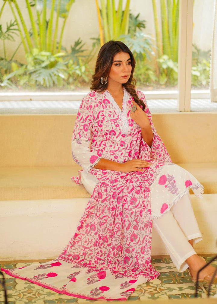 Napoly Rose Cotton Suit Set