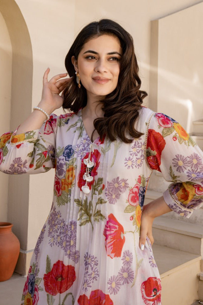 Tiara Chroma Cotton Kurta Pant Set