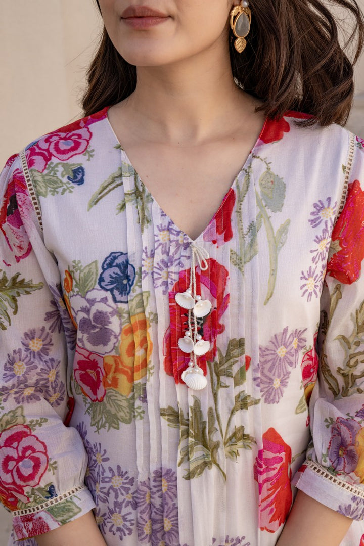 Tiara Chroma Cotton Kurta Pant Set