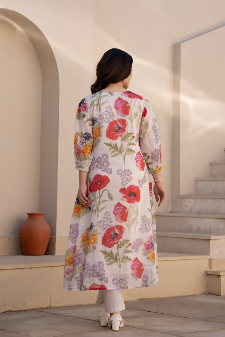 Tiara Chroma Cotton Kurta Pant Set