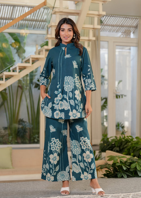 Jayti Hibis Muslin Printed Co-ord Set