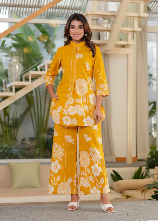Jayti Dandelion  Muslin Printed Co-ord Set