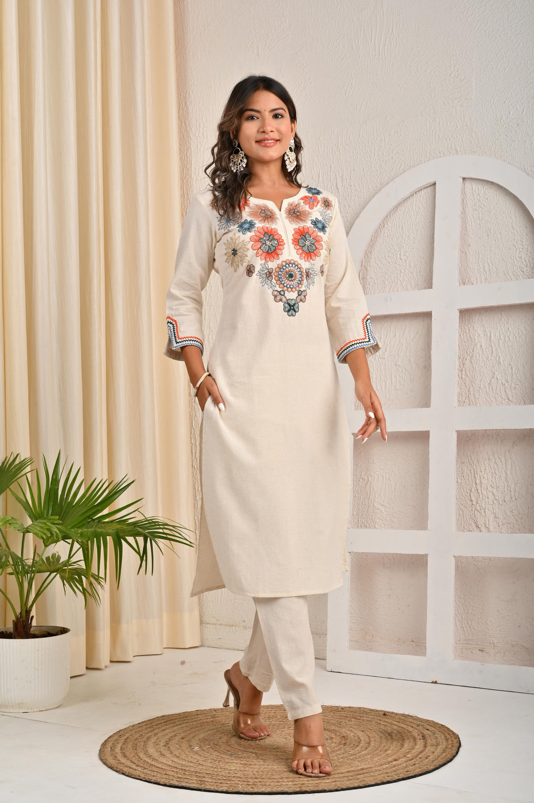 Rajhans RyanPearl Cotton Kurta Pant Set