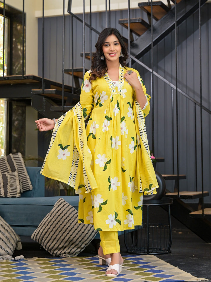 Diti Amber Pure Cotton Suit Set