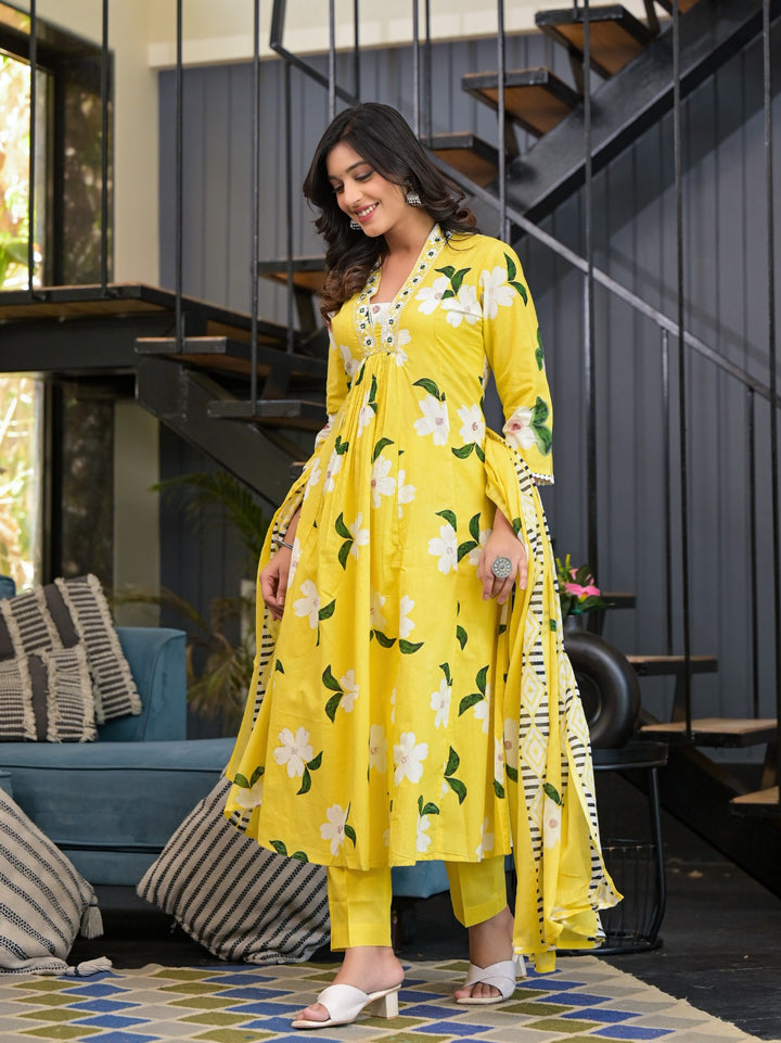 Diti Amber Pure Cotton Suit Set