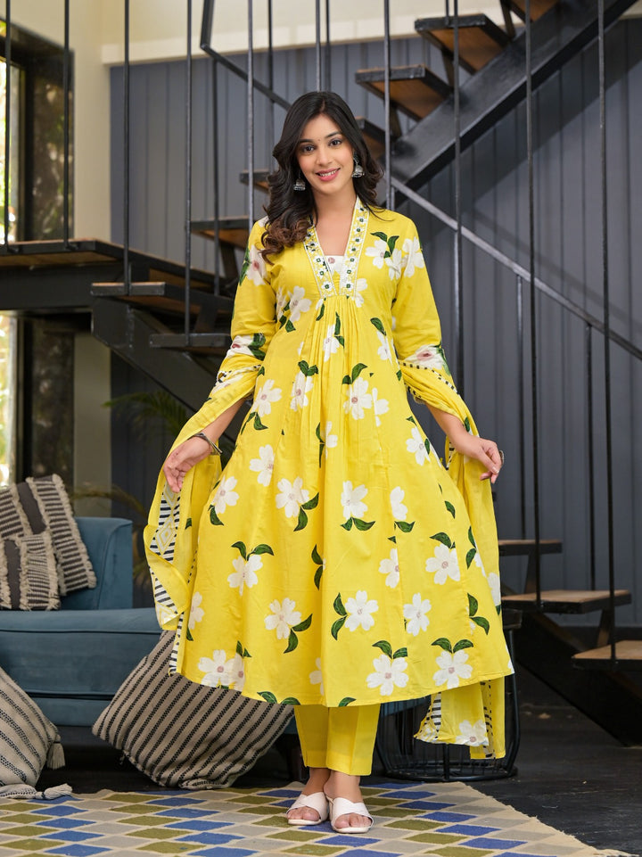 Diti Amber Pure Cotton Suit Set