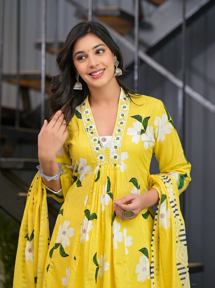 Diti Amber Pure Cotton Suit Set