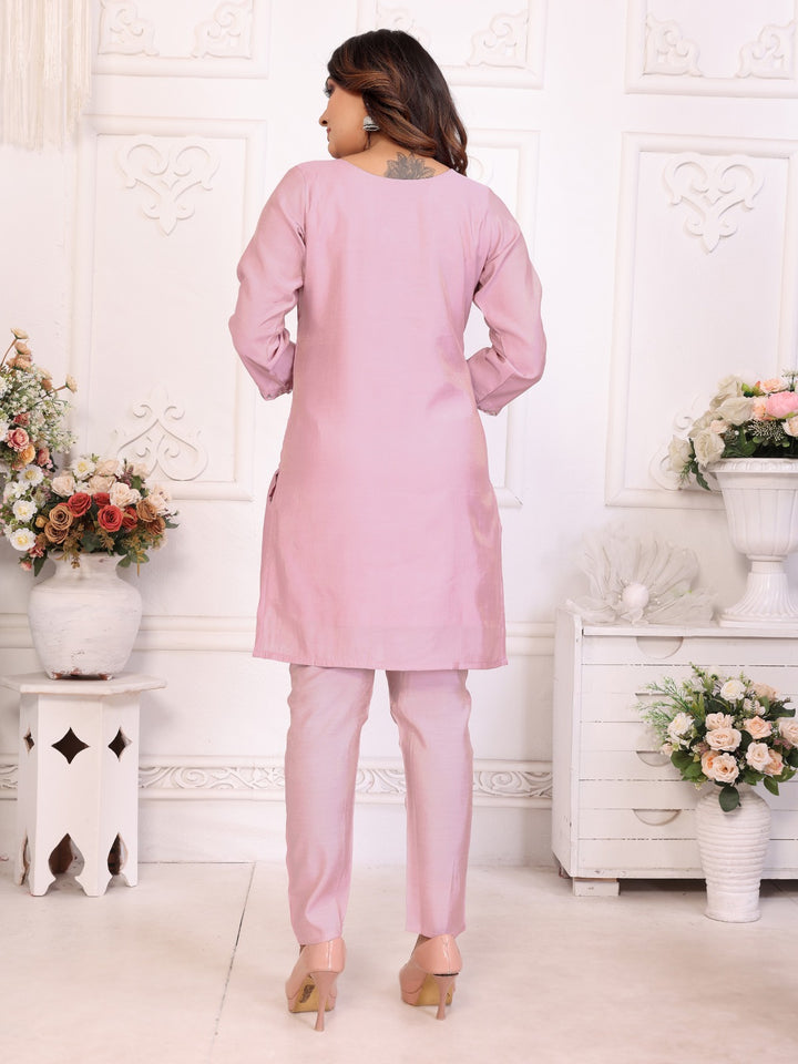 Divya Blossom Mirror Work Co-ord Set