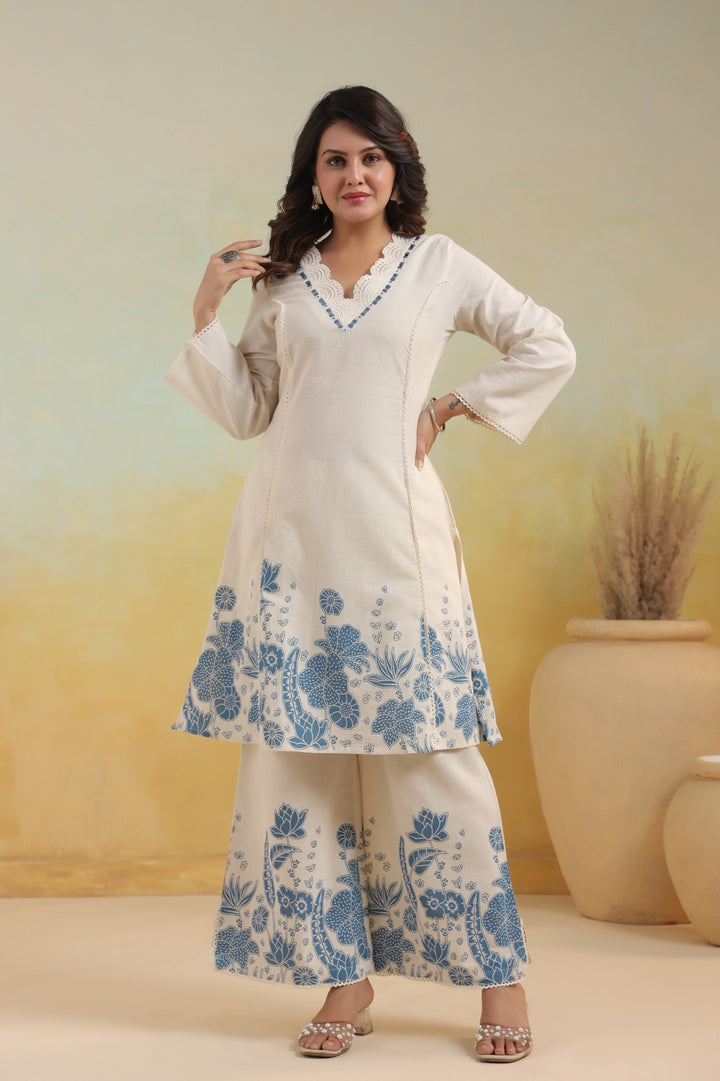 Mahua Tiffany Cotton Co-ord Set