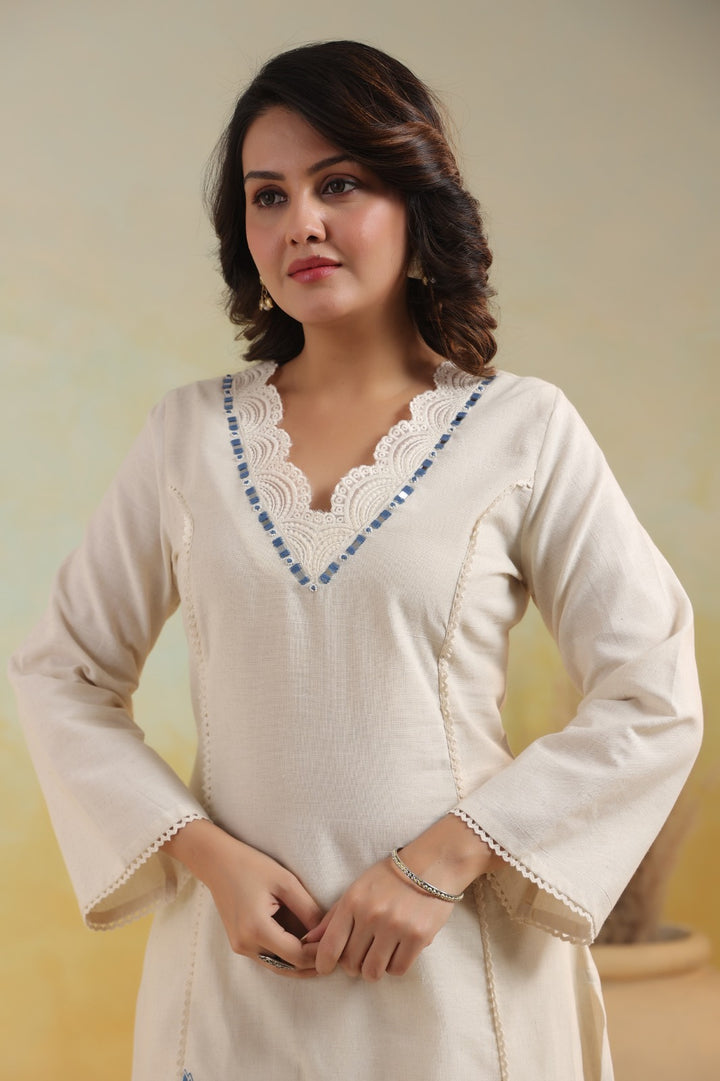 Mahua Tiffany Cotton Co-ord Set