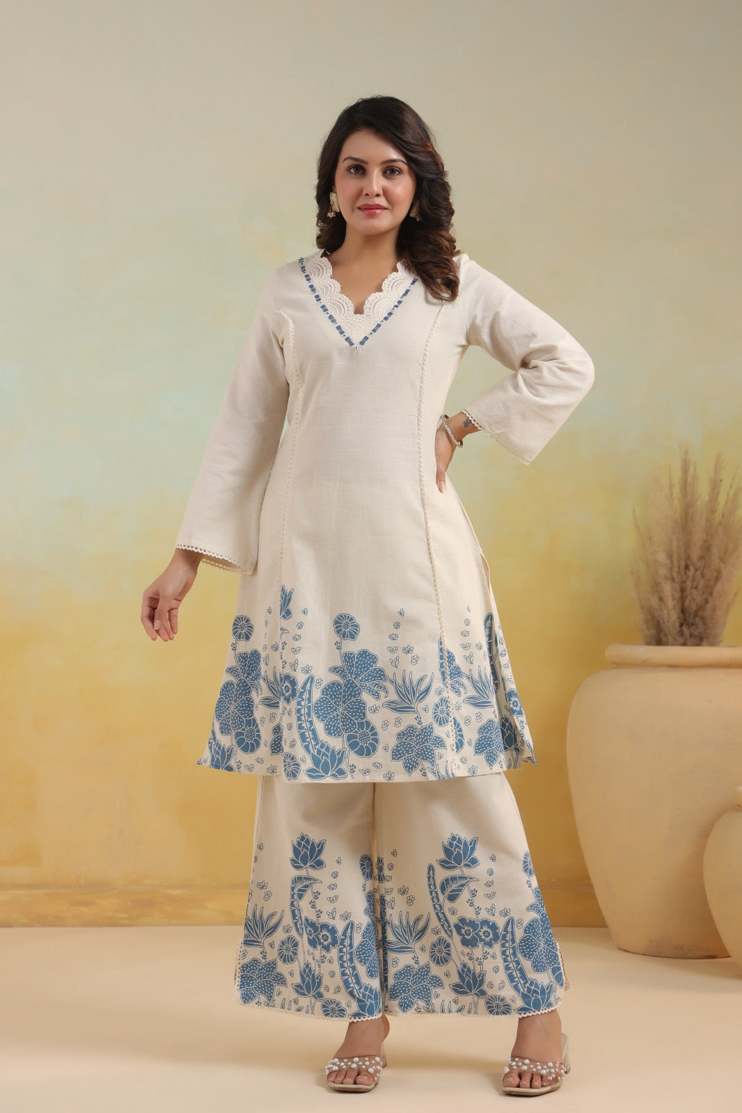 Mahua Tiffany Cotton Co-ord Set