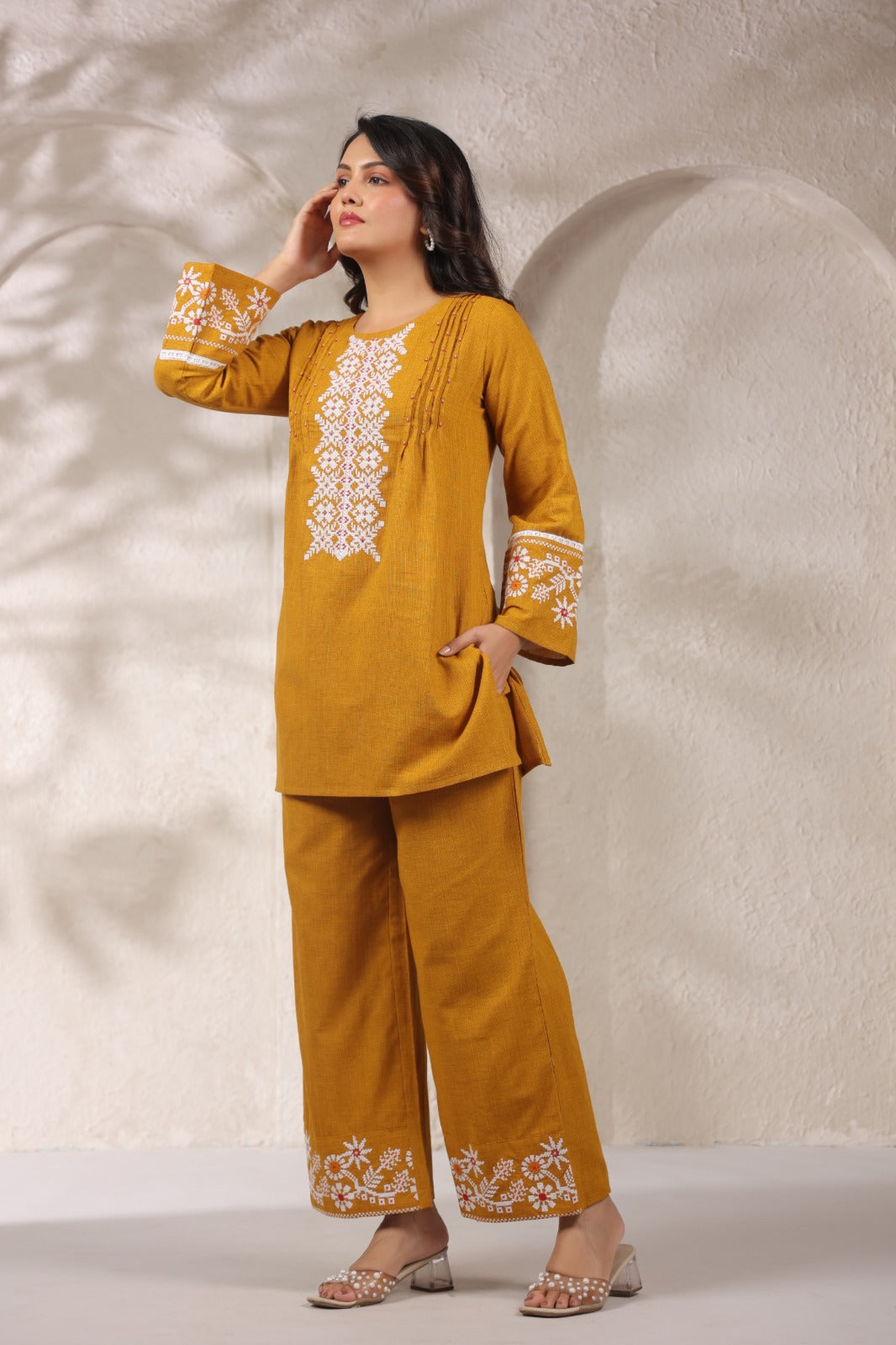 Mahua Amber Cotton Co-ord Set