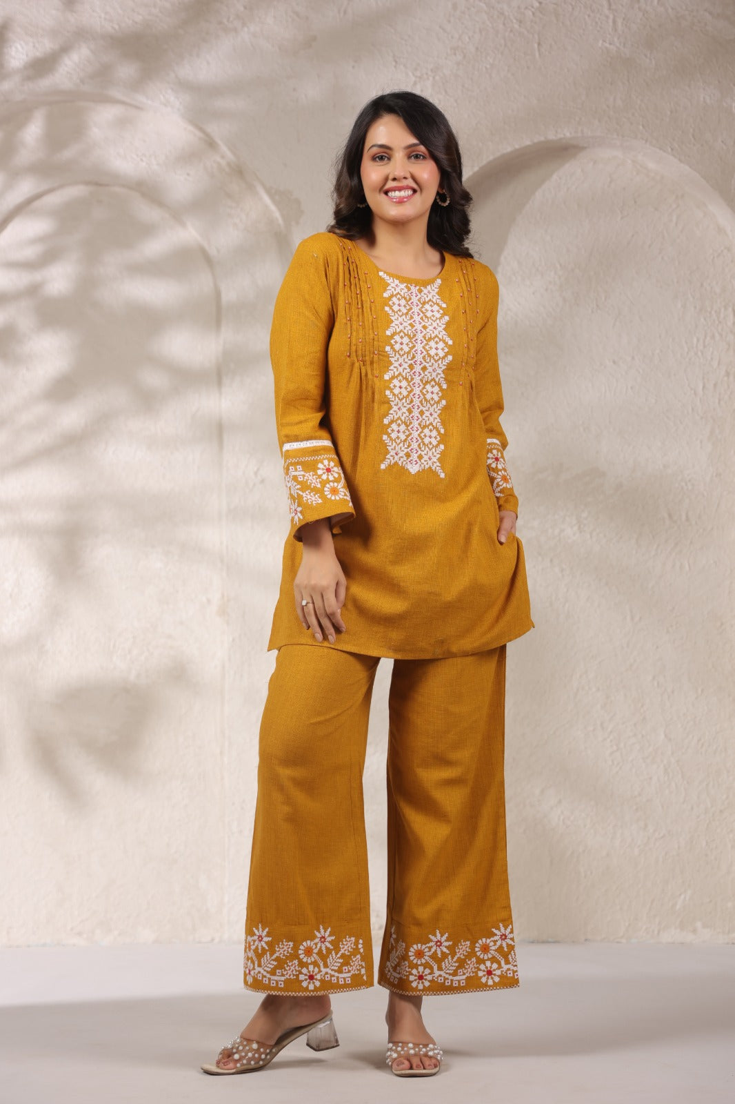 Mahua Amber Cotton Co-ord Set