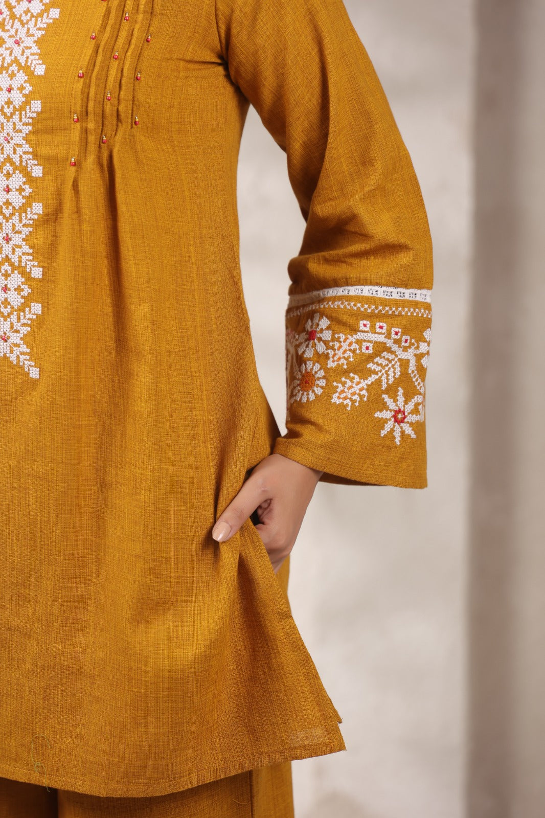 Mahua Amber Cotton Co-ord Set