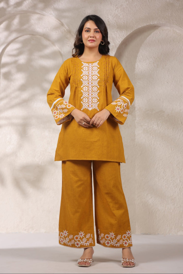 Mahua Amber Cotton Co-ord Set