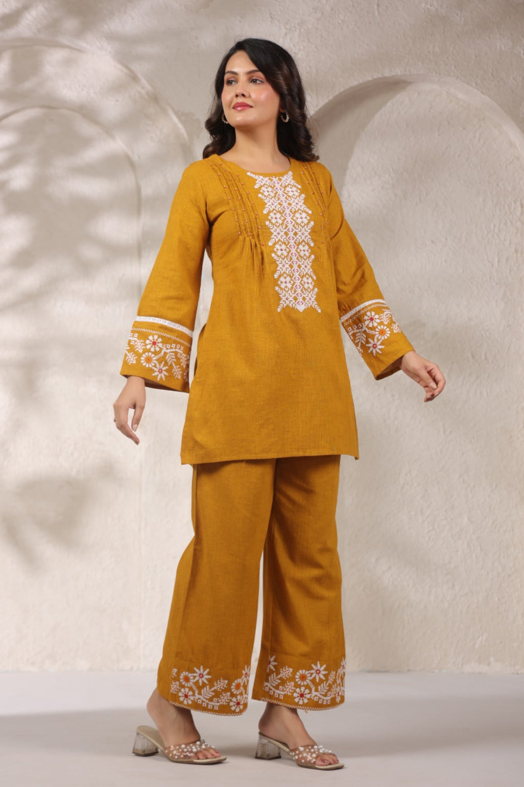 Mahua Amber Cotton Co-ord Set
