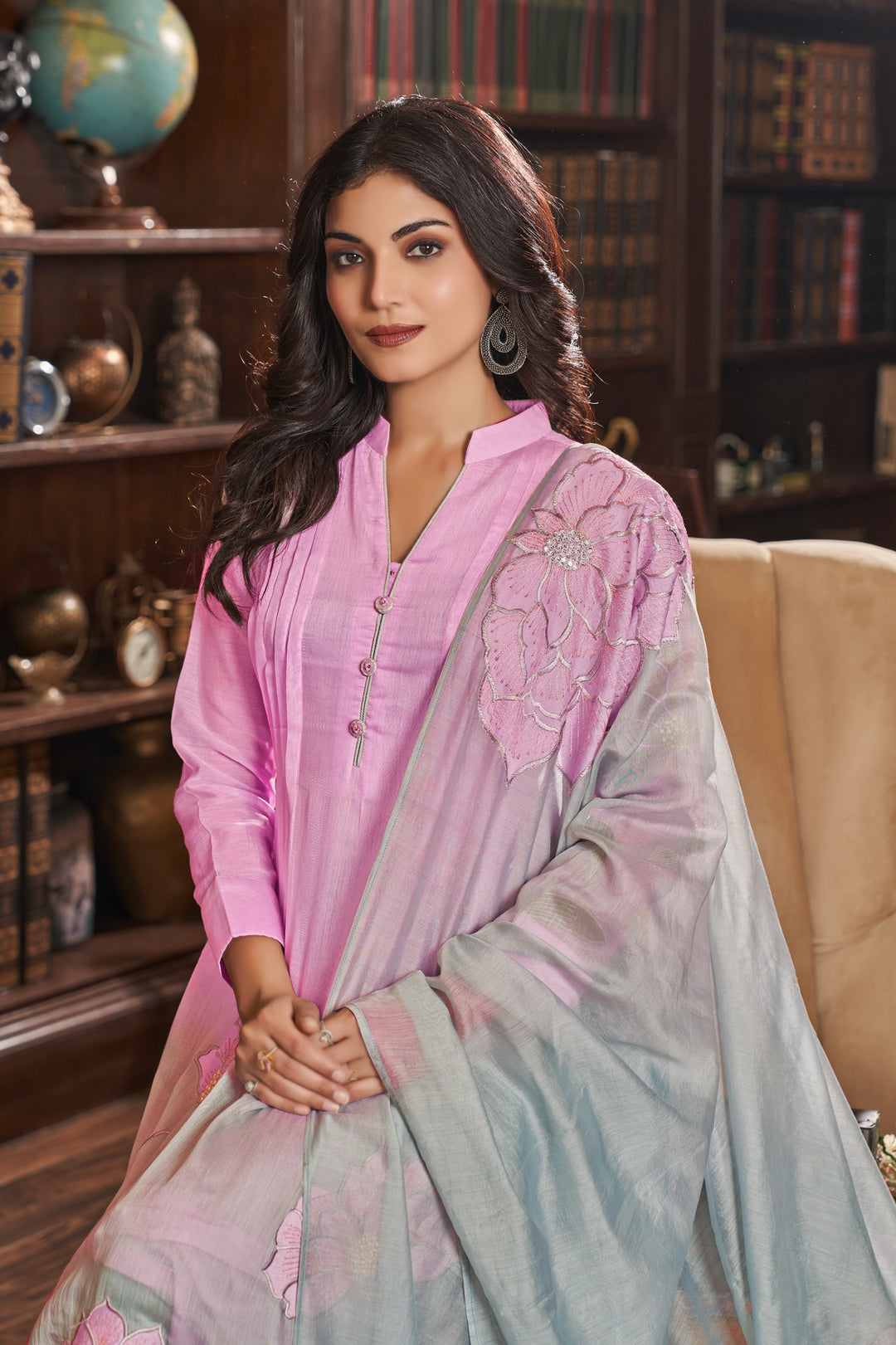 Gaurisha Candy Pure mul Applique Suit set