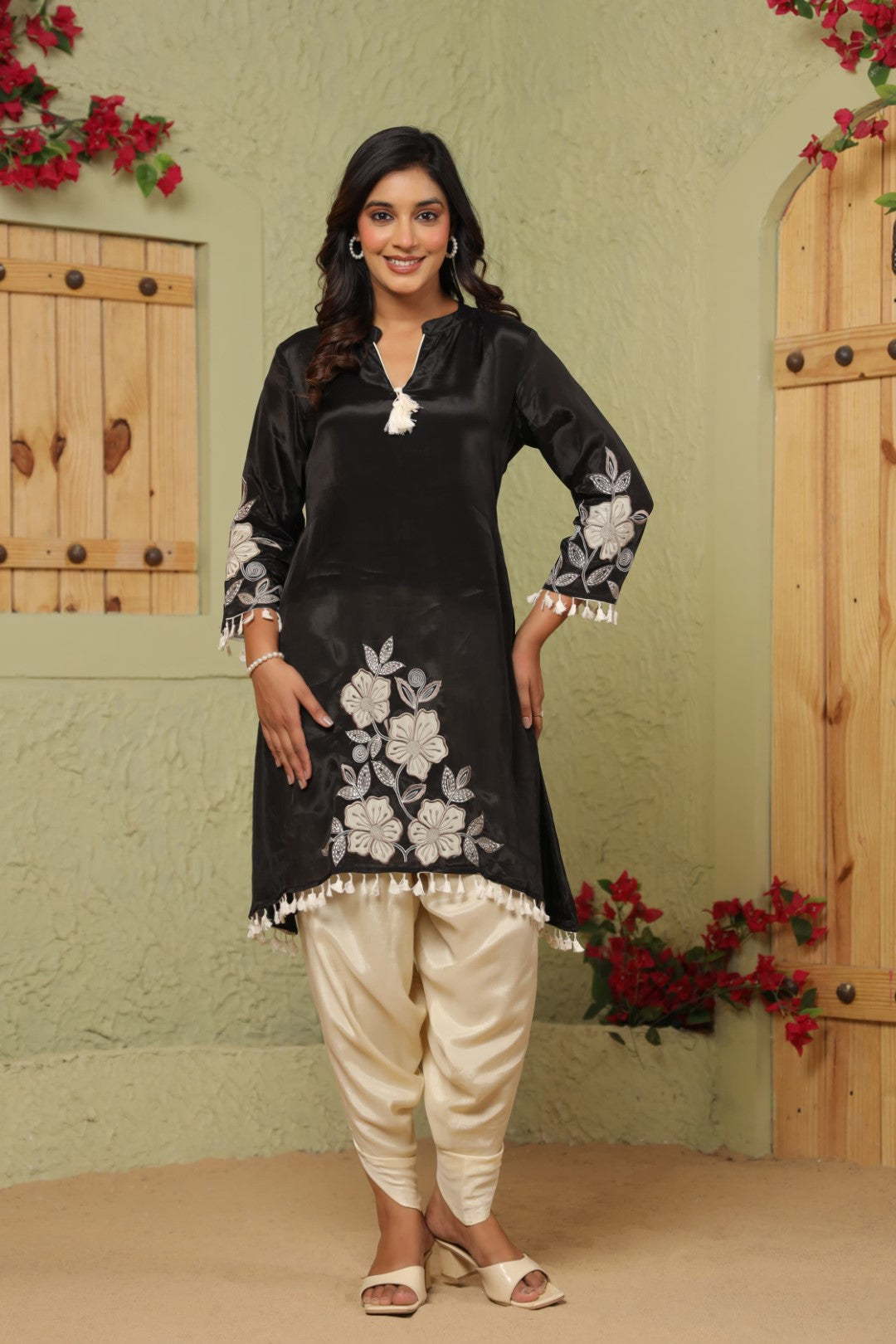 Sera jade embroidery premium co-ord set