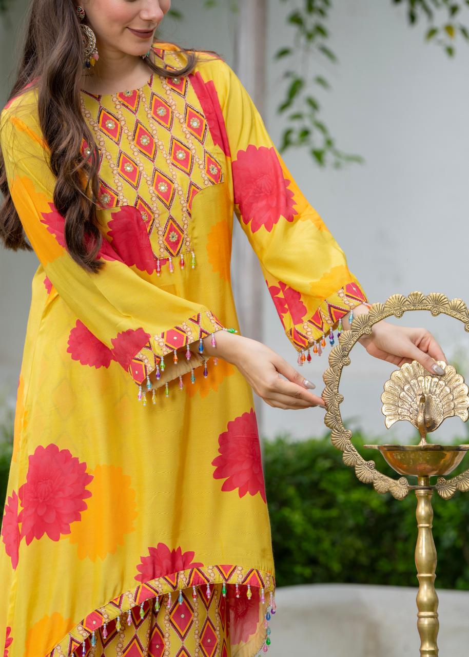 Jayti Sunshine Muslin co-ord Set