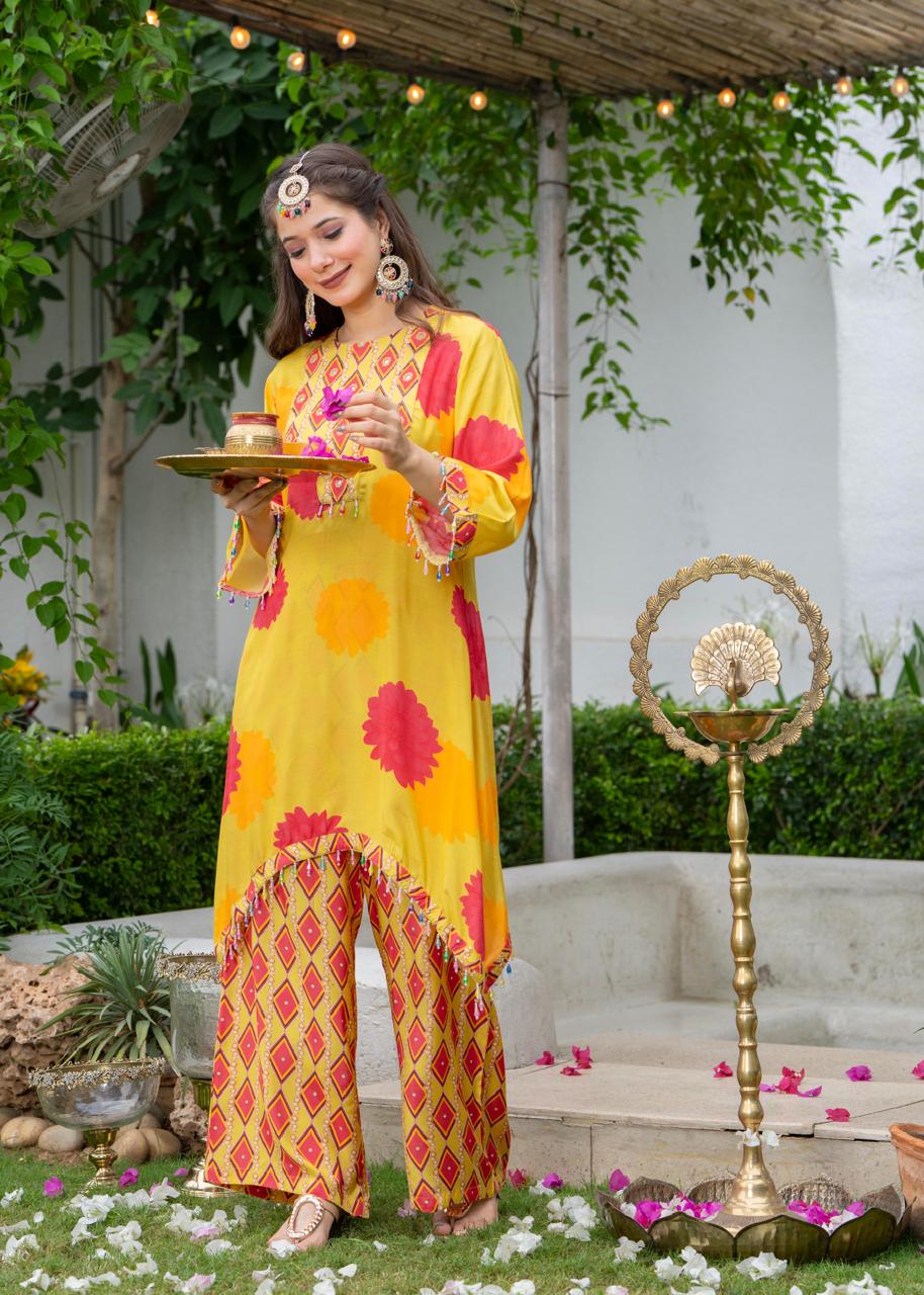 Jayti Sunshine Muslin co-ord Set