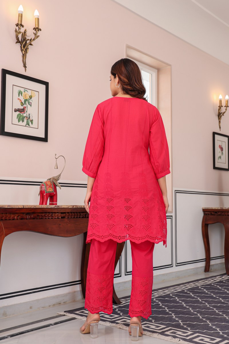 Tiara Strawberry Cotton Co-ord Set