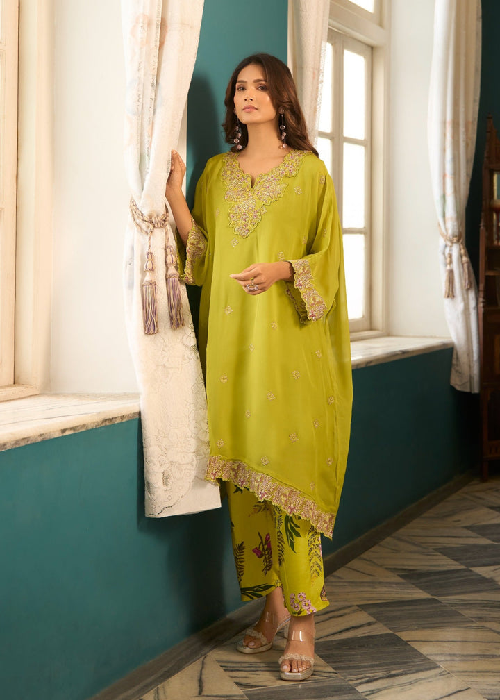 Aster Fern Premium fusion wear Co-ord set