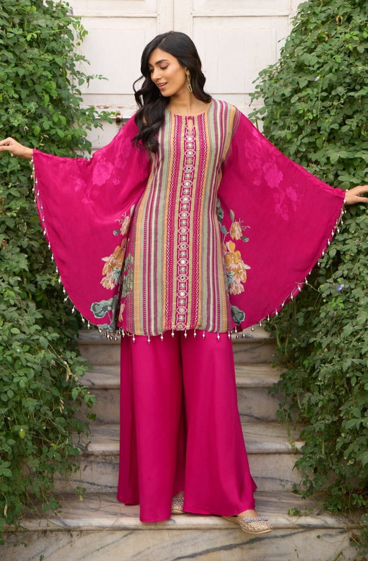 Aster rose premium fusion wear co-ord set