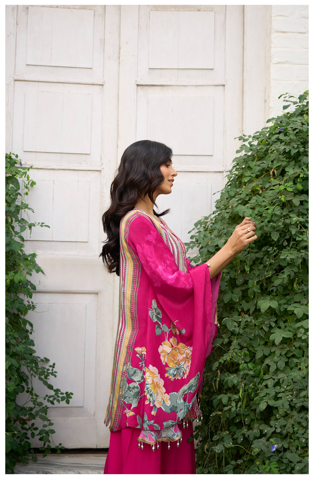 Aster rose premium fusion wear co-ord set