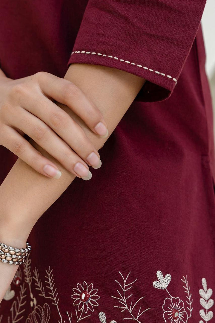 Mokabara Coper Embroidery co-ord set