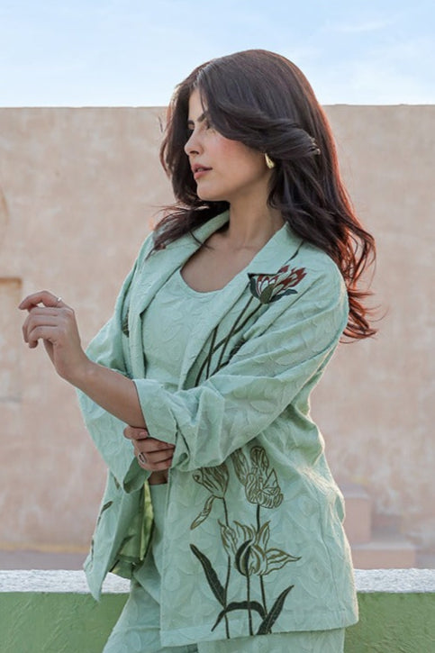 Viva yale cotton embroidery 3 pc set