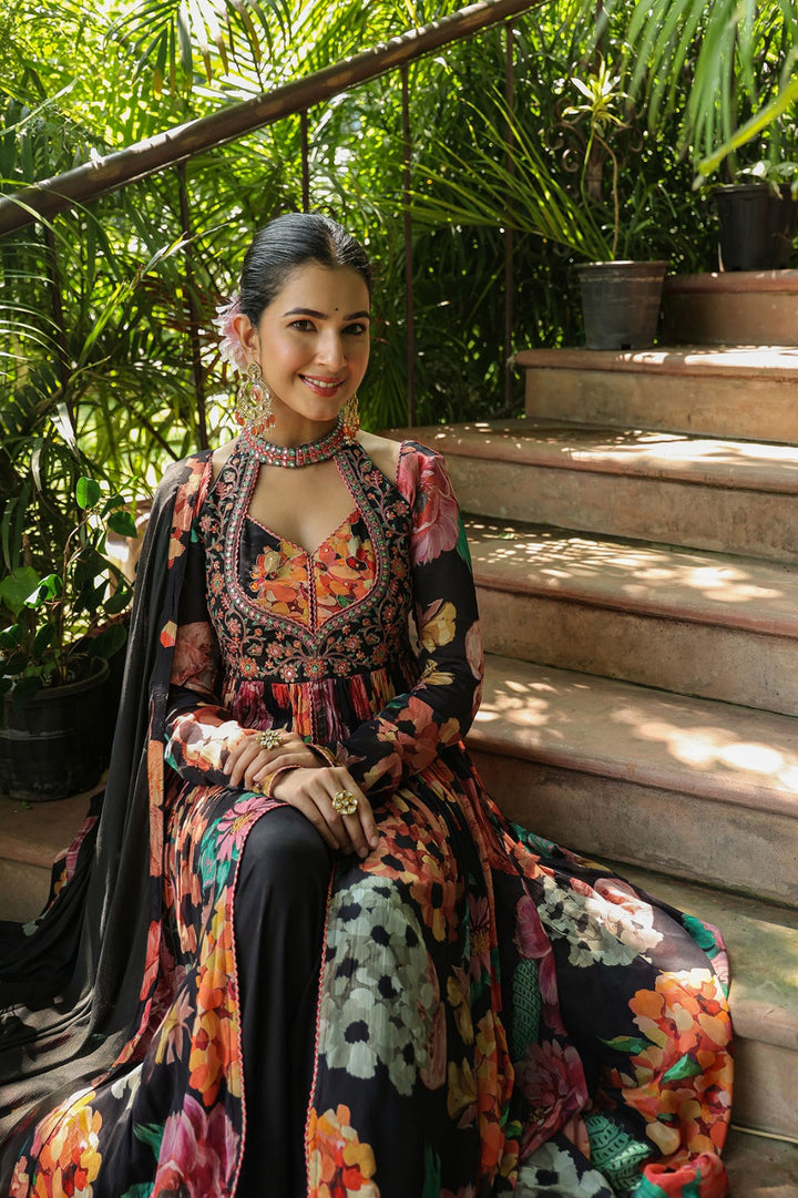 Vastramaya Jade Full Heavy Anarkali Suit Set