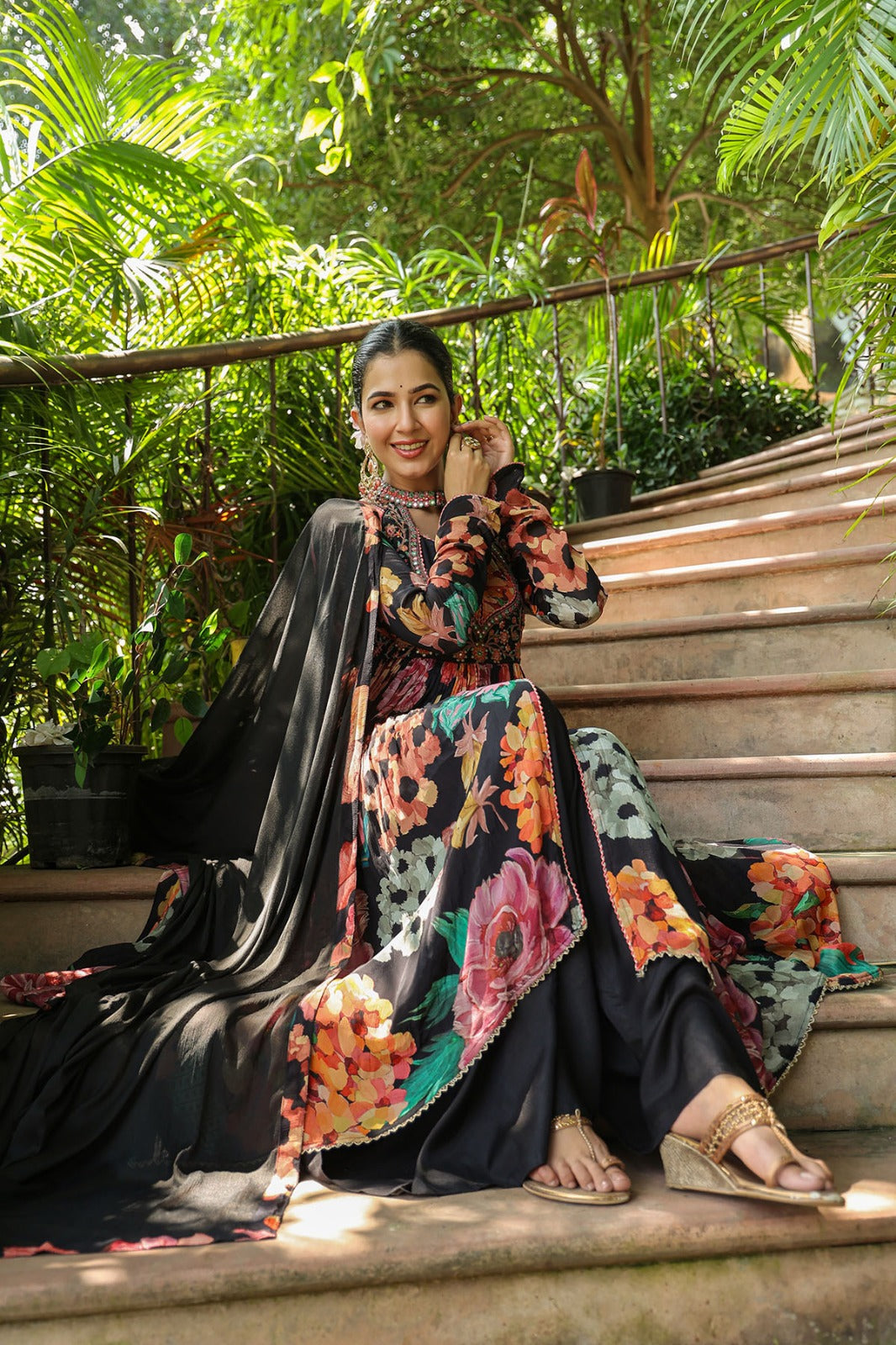 Vastramaya Jade Full Heavy Anarkali Suit Set