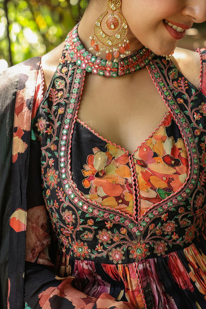 Vastramaya Jade Full Heavy Anarkali Suit Set