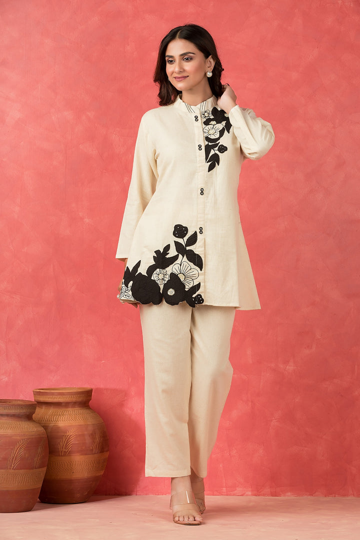 Sabhya Sage Applique Co-ord Set