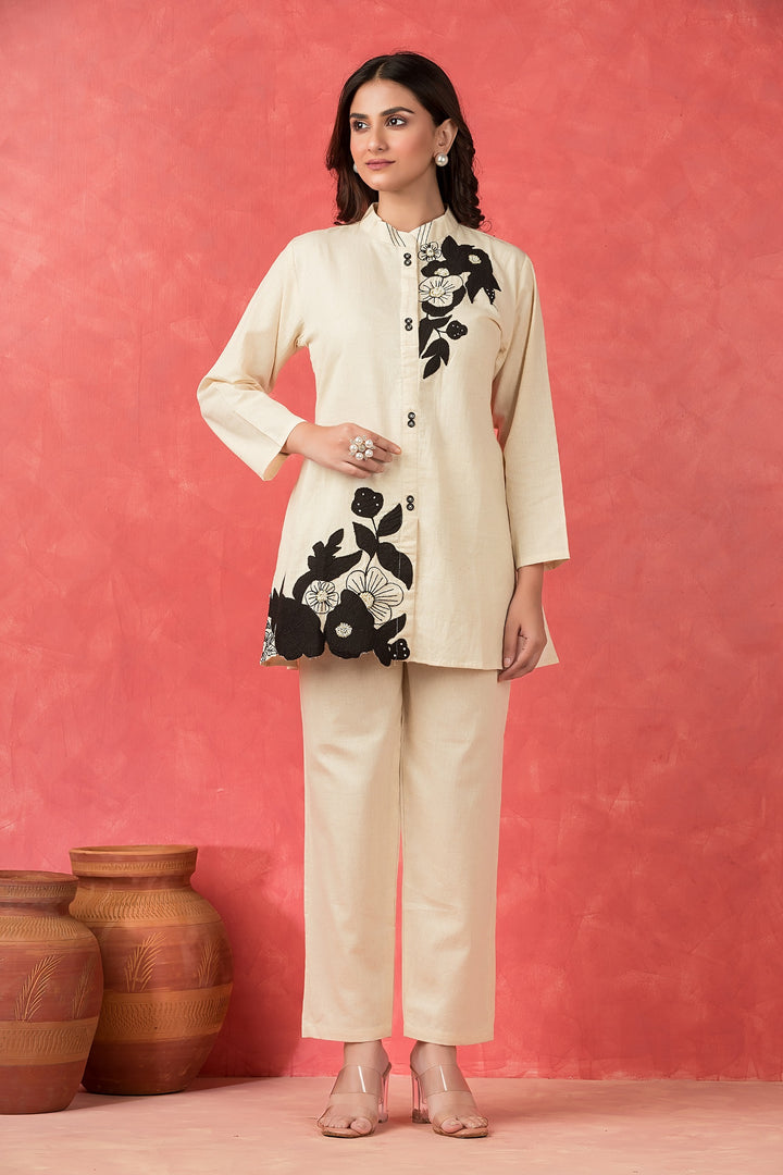 Sabhya Sage Applique Co-ord Set