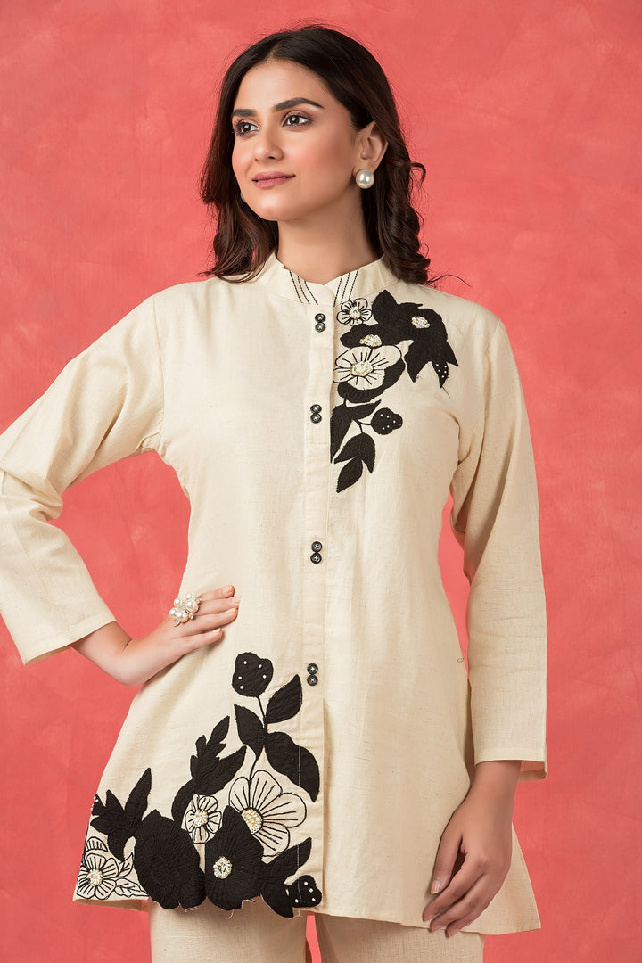 Sabhya Sage Applique Co-ord Set