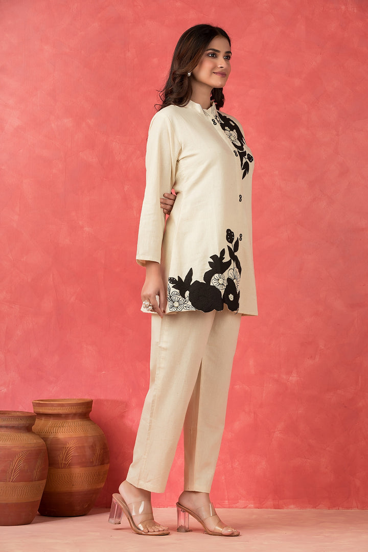 Sabhya Sage Applique Co-ord Set