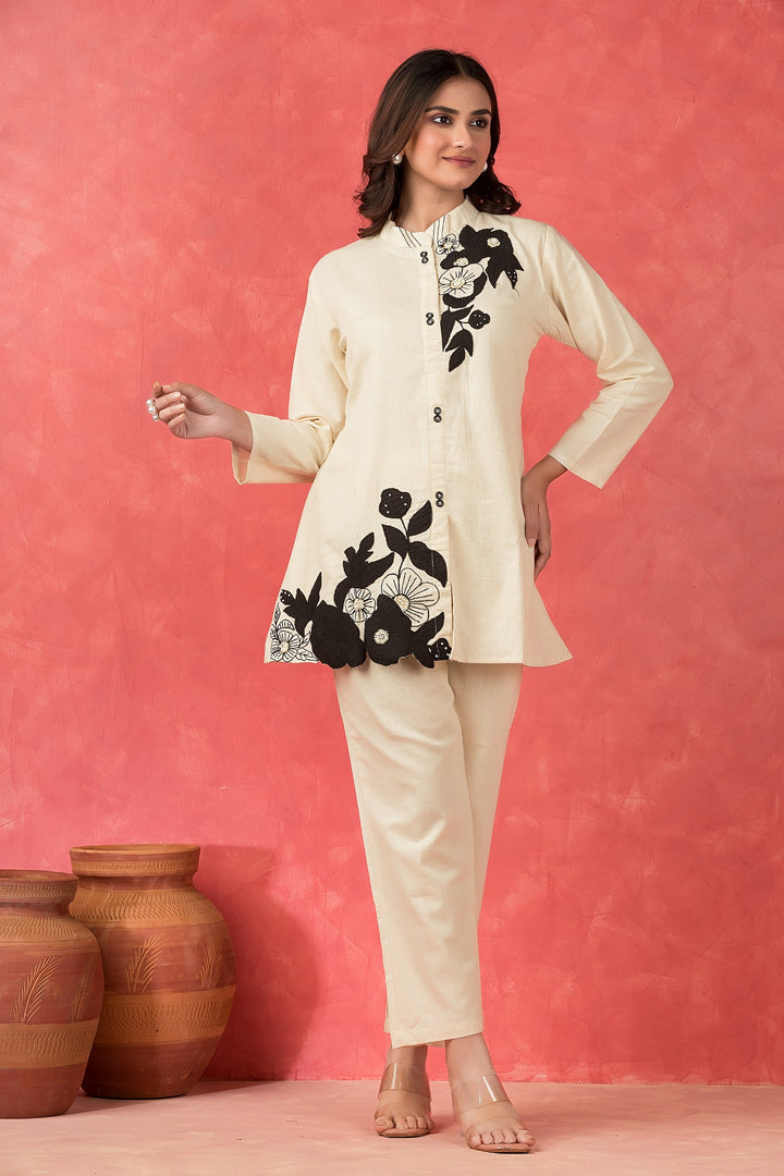 Sabhya Sage Applique Co-ord Set