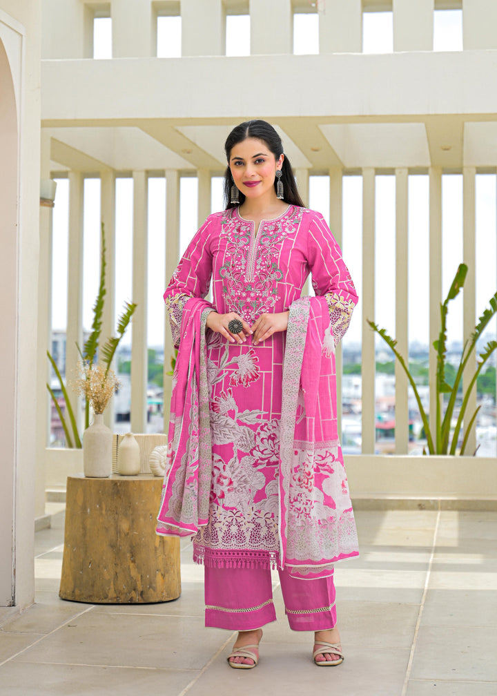Vastramaya Miller Embroidery Lawn Suit Set