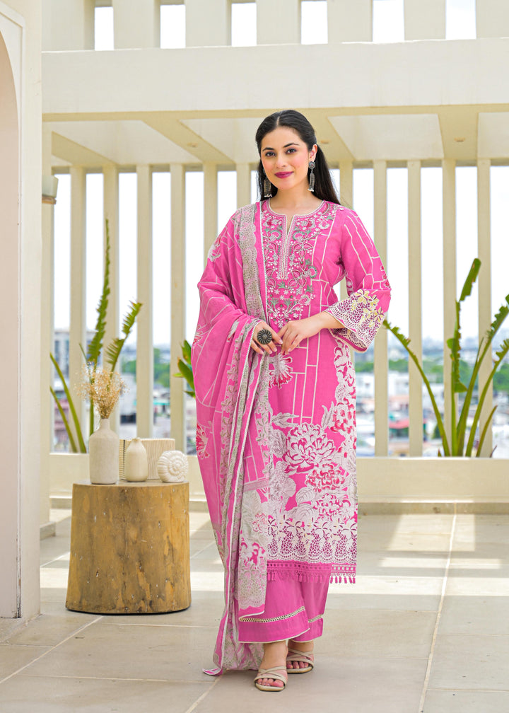 Vastramaya Miller Embroidery Lawn Suit Set