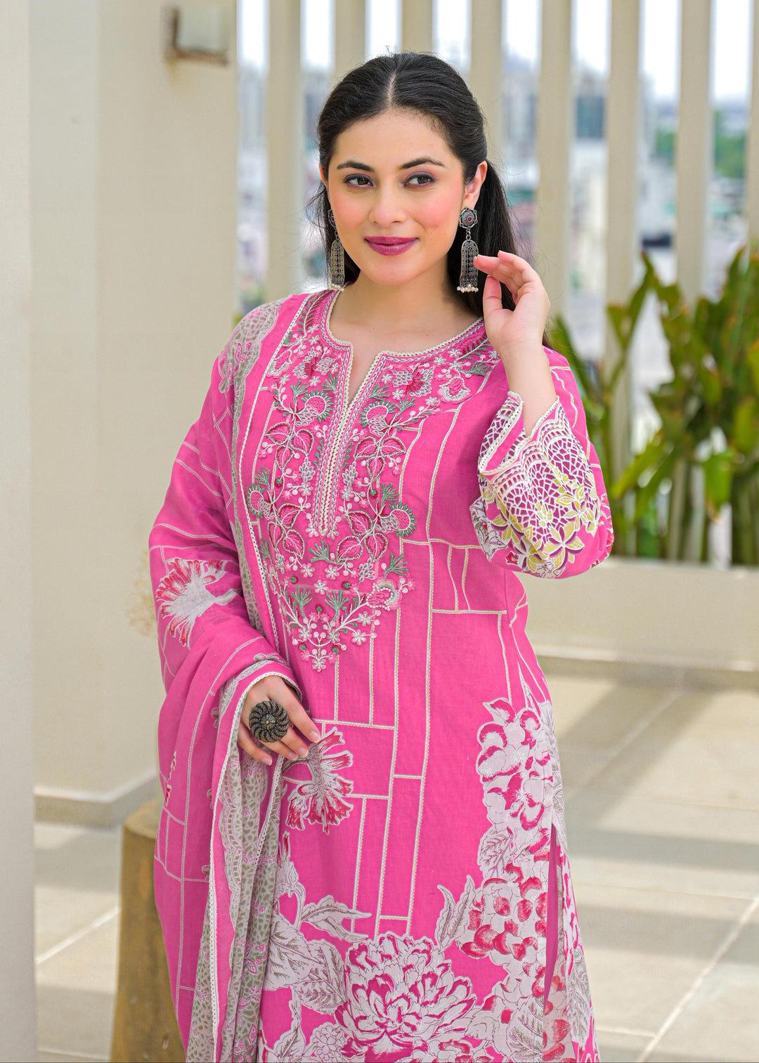 Vastramaya Miller Embroidery Lawn Suit Set
