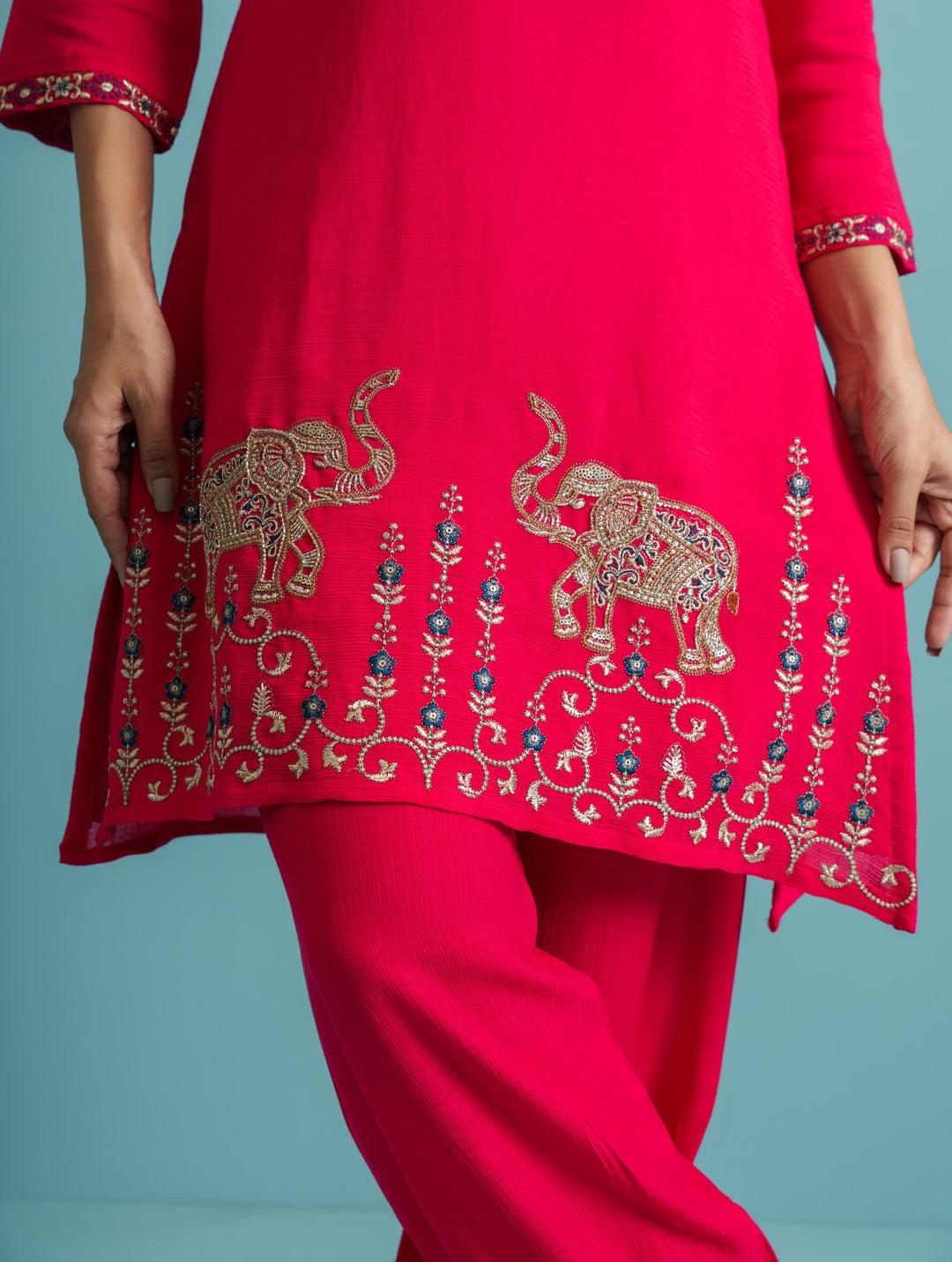 Parikrama Rose Handwork Co-ord set