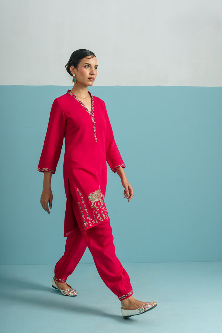 Parikrama Rose Handwork Co-ord set