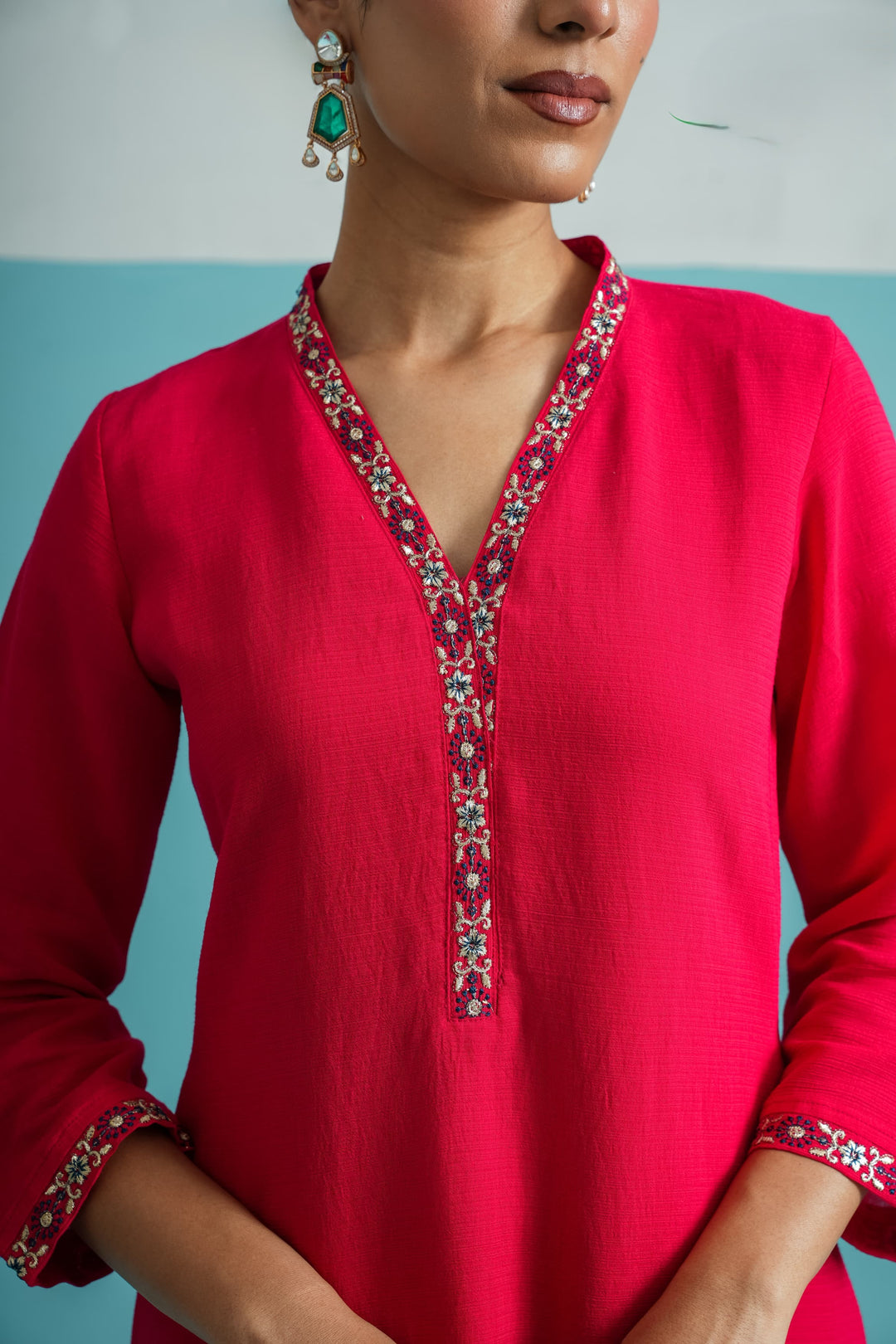 Parikrama Rose Handwork Co-ord set